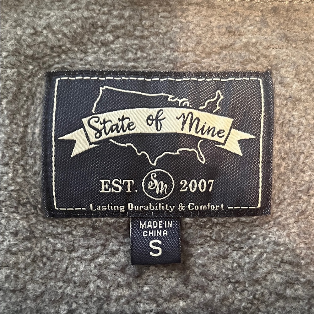 State of Mine Texas TX Women's Gray Raglan Crew Neck Sweatshirt | Size S - Picture 8 of 11
